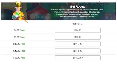 Correlsense.com, gane Robux gratis en Roblox
