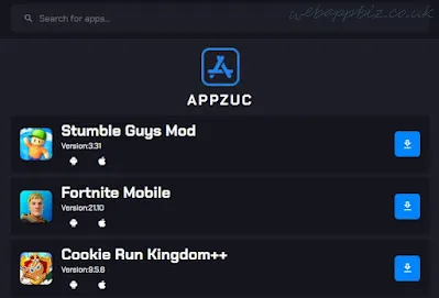 Appzuc.com para obtener Mod Apk gratis, seguro o no