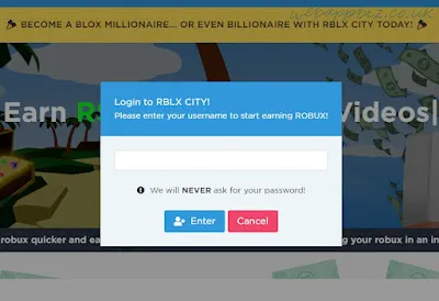 Rbx.com, за да получите безплатен Robux на Roblox, наистина ли?