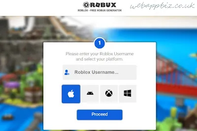 Robuxwin. com Kostenloser Robux Roblox auf Robuxwin. Webseite