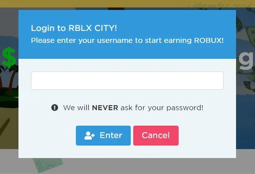 Rblx.city para obtener Robux Roblox gratis en Rblx.city